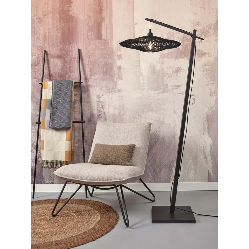 Lampadaire Sur Pied Rotin