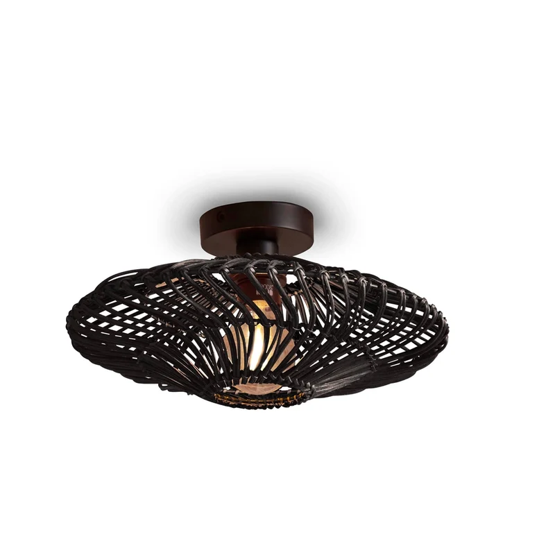 Luminaire Rotin Osier