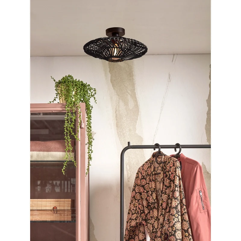 Luminaire Rotin Osier