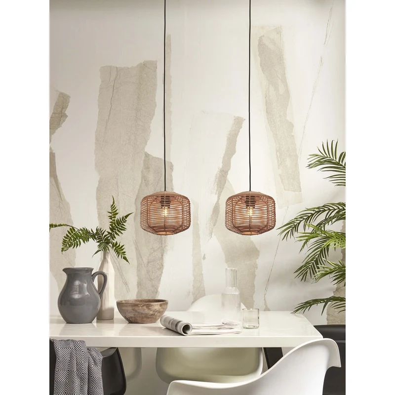 Petite Suspension Rotin
