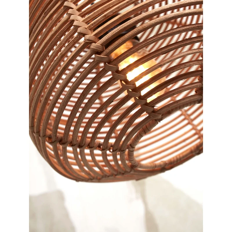 Lampe De Sol En Rotin