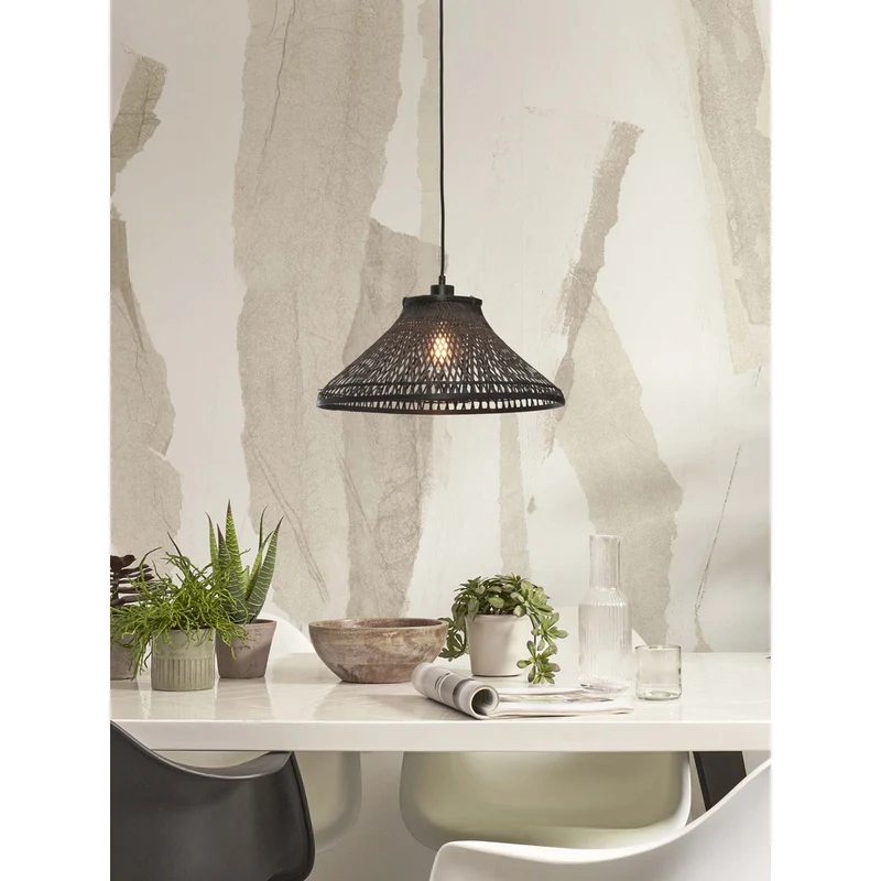 Suspension Bambou Noire