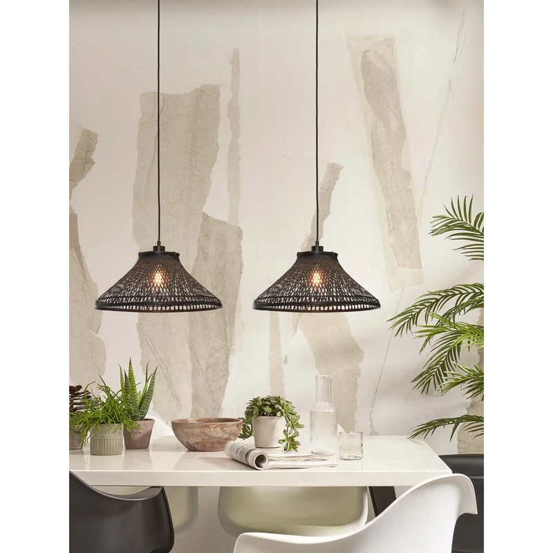 Suspension Bambou Noire