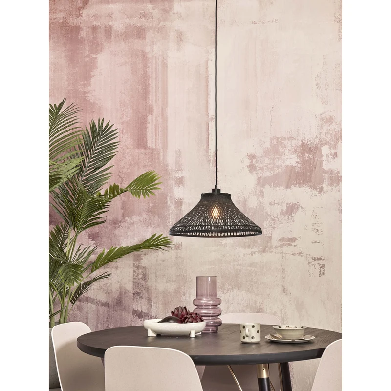 Suspension Bambou Noire