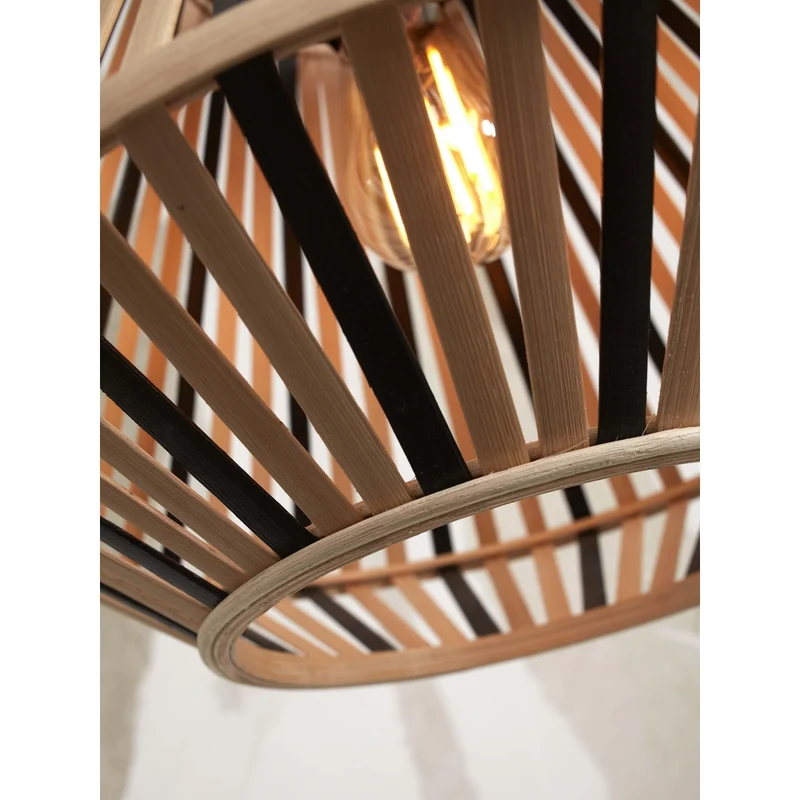 Suspension Bambou Et Noir