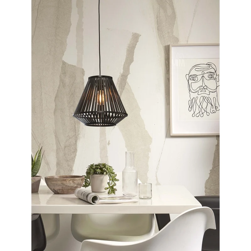 Luminaire Suspendu Rotin Bambou