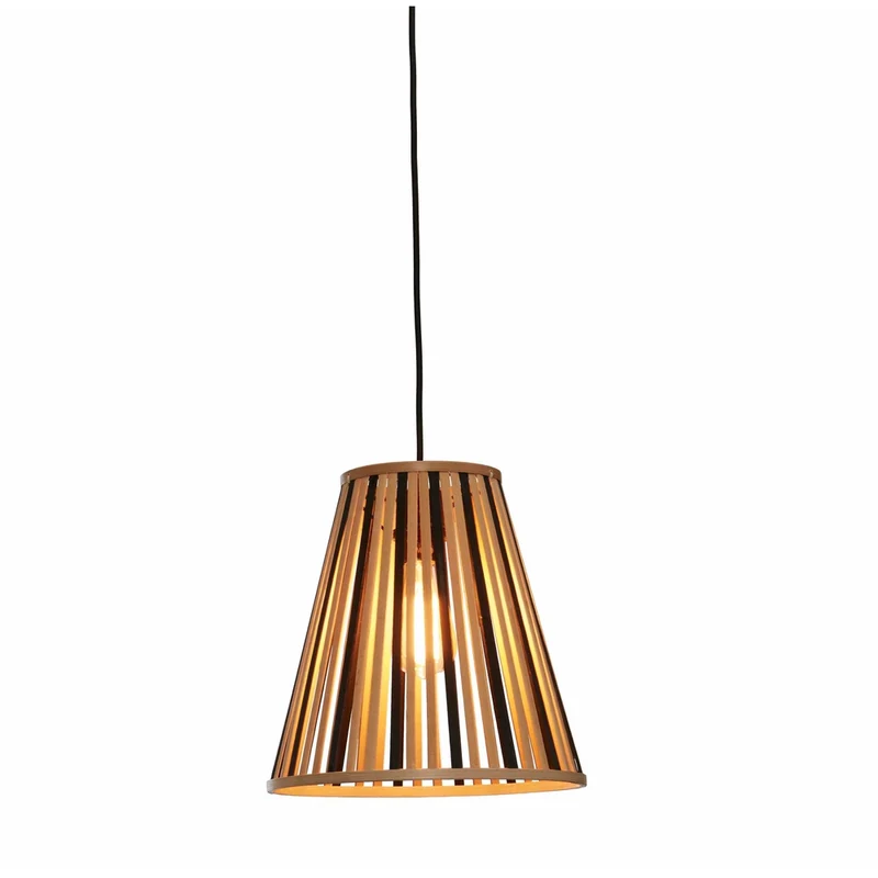 Suspension Luminaire Rotin Bambou