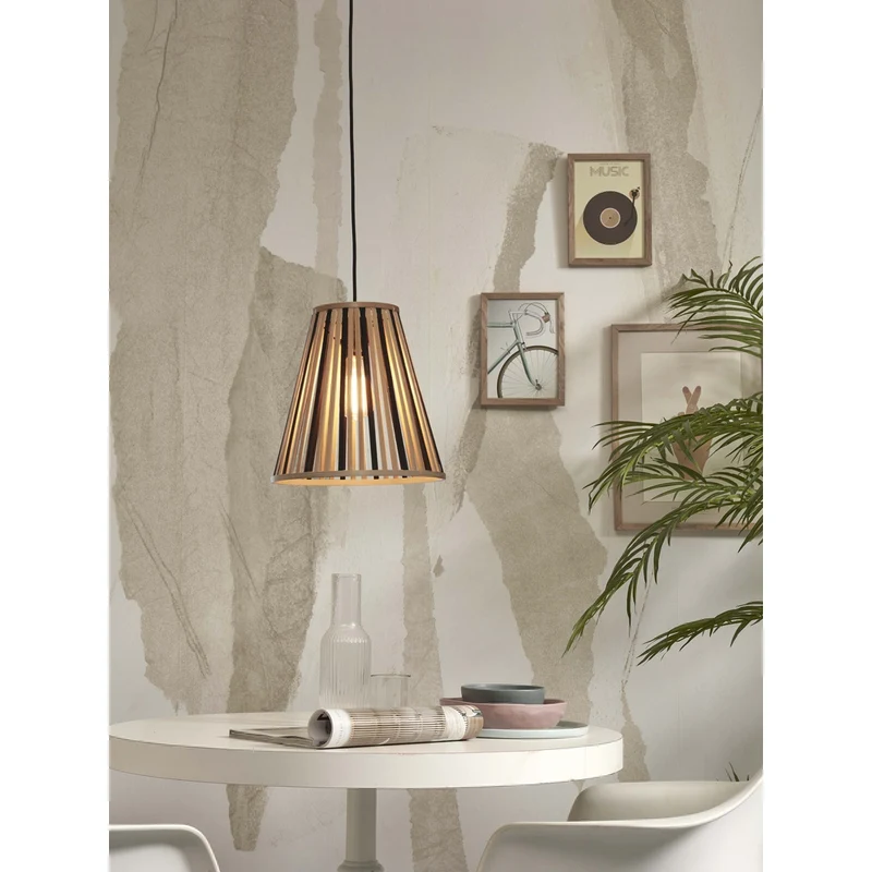Suspension Luminaire Rotin Bambou