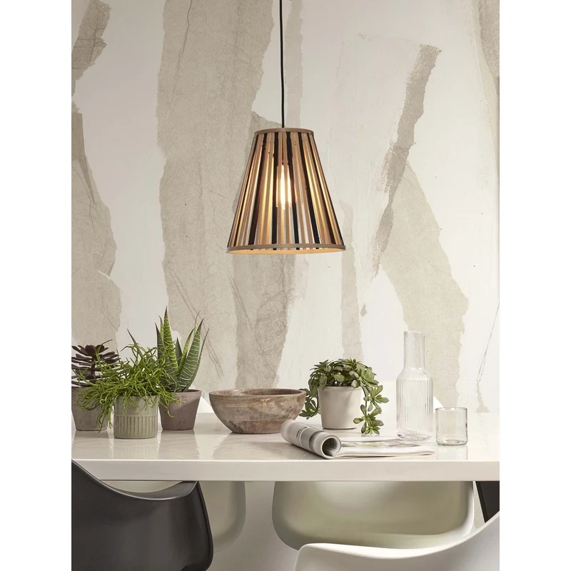 Suspension Luminaire Rotin Bambou