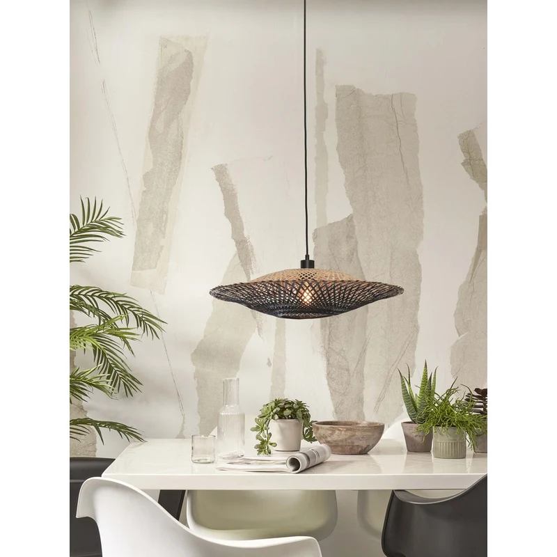 Luminaire Suspendu Rotin Bambou