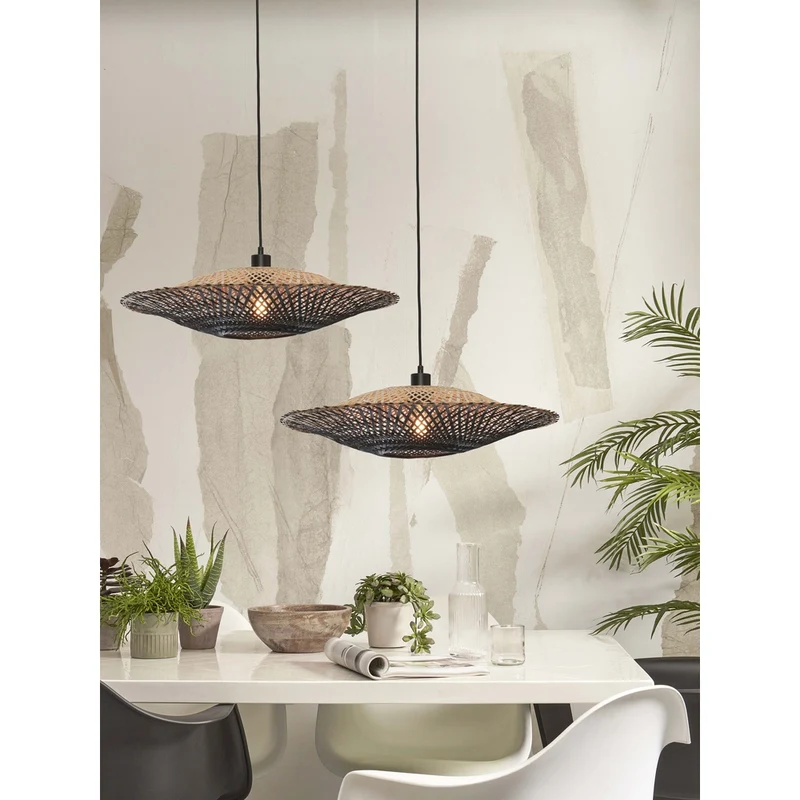 Luminaire Suspendu Rotin Bambou