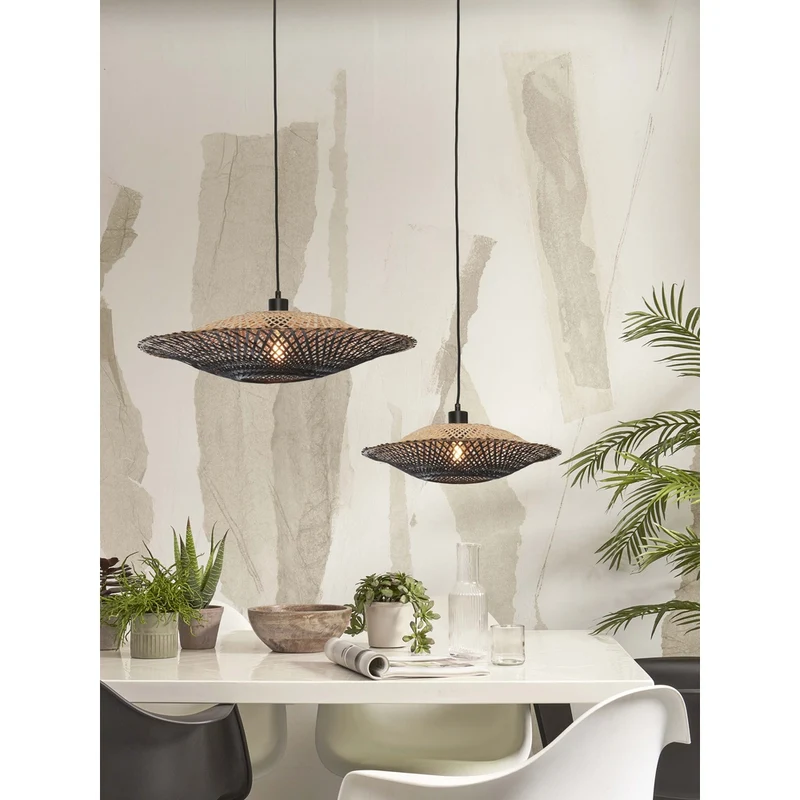 Luminaire Suspendu Rotin Bambou