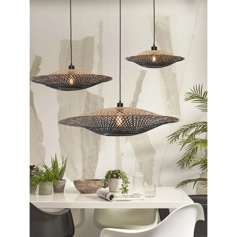 Luminaire Suspendu Rotin Bambou
