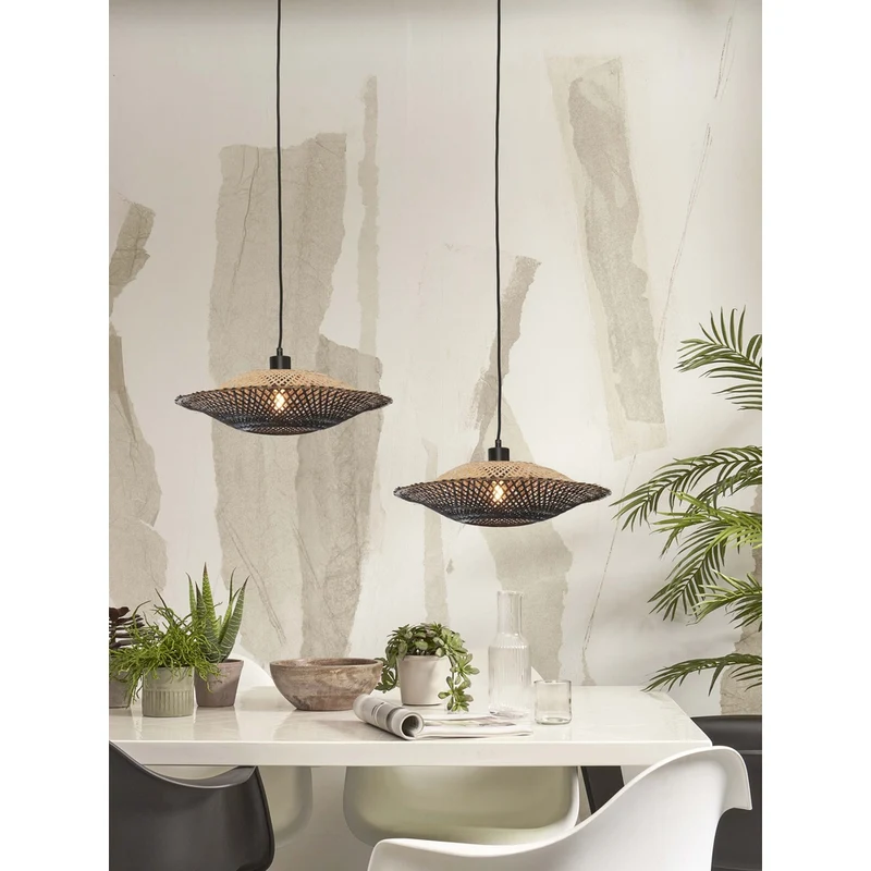 Luminaire Osier Rotin Bambou