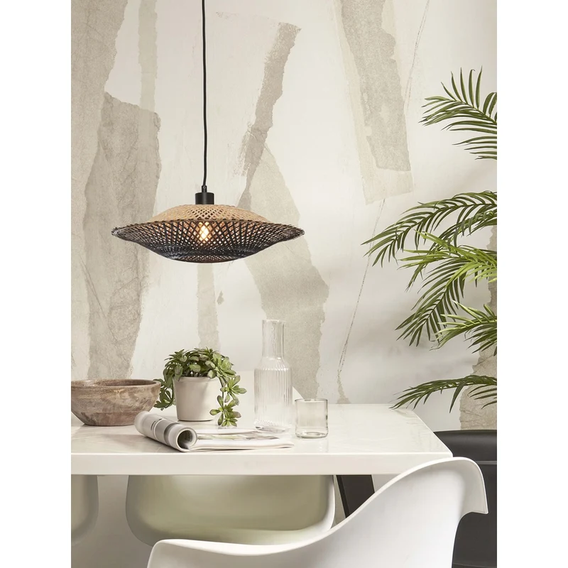 Luminaire Osier Rotin Bambou