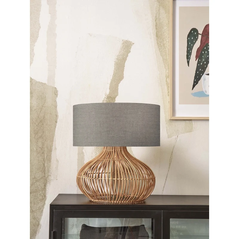 Grande Lampe Rotin