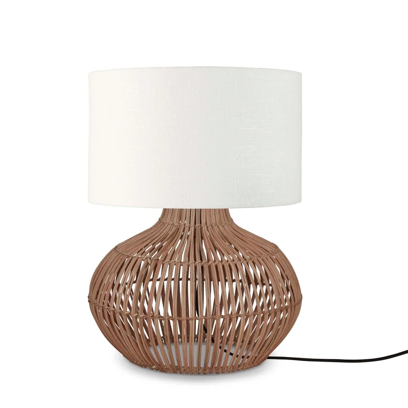 Lampe Chevet Rotin