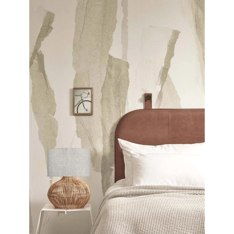 Lampe De Chevet En Rotin