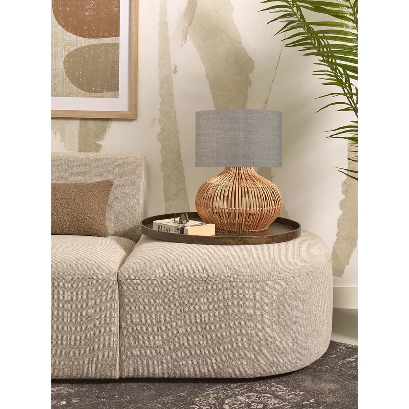 Lampe De Table Rotin