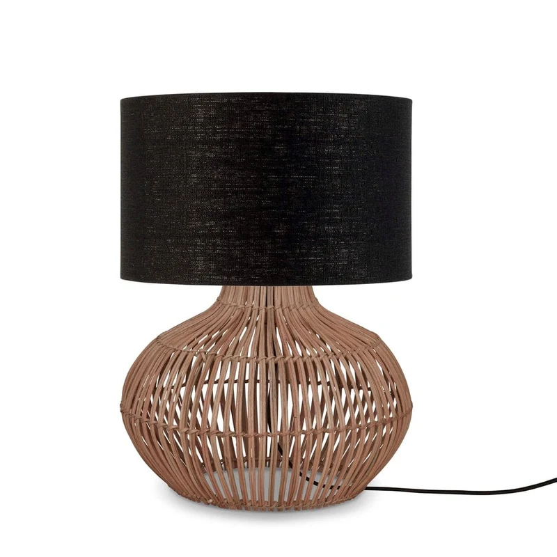 Lampe A Poser Rotin
