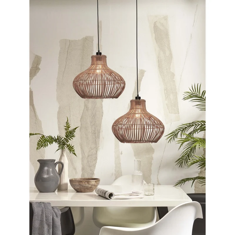 Luminaire Bambou Suspendu