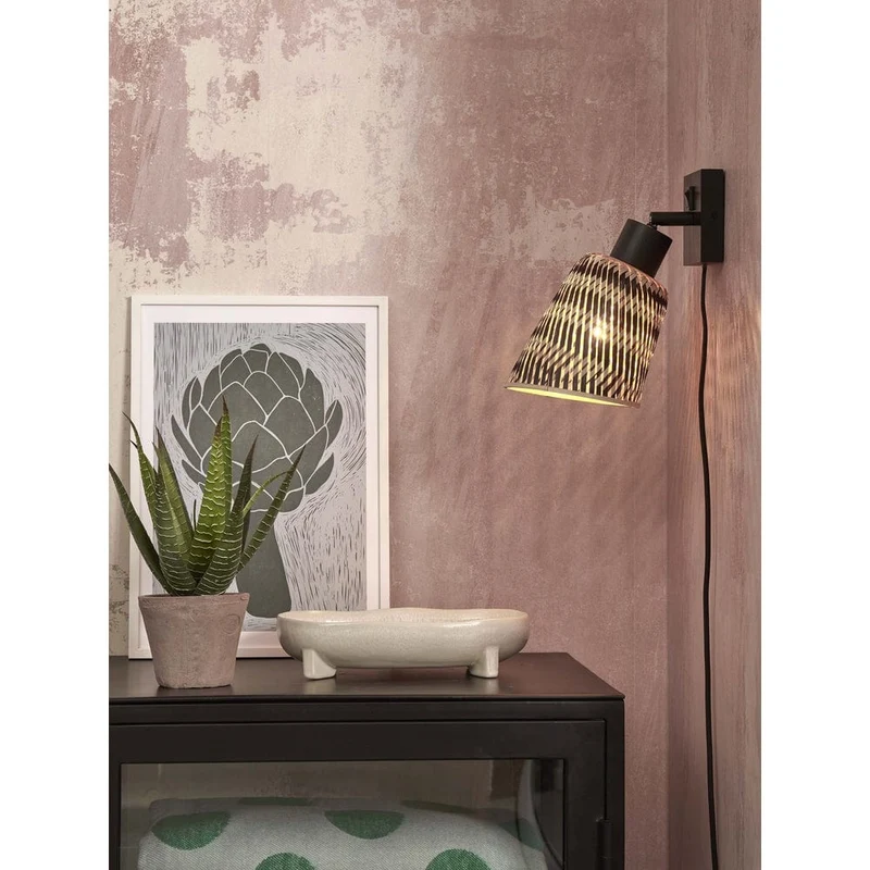 Lampe Murale Noire