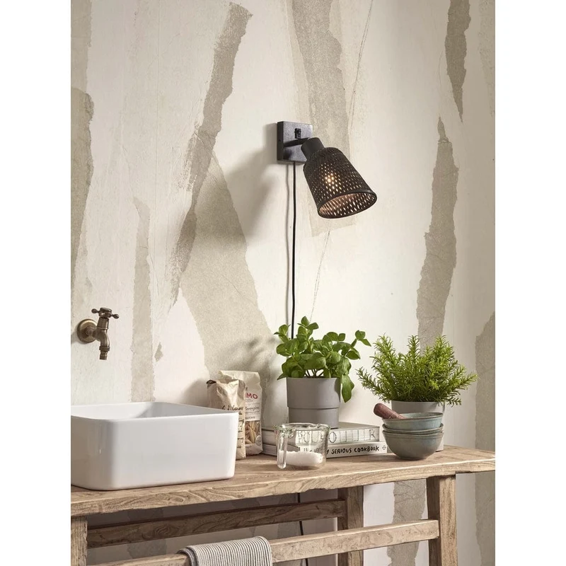 Lampe Murale Bambou
