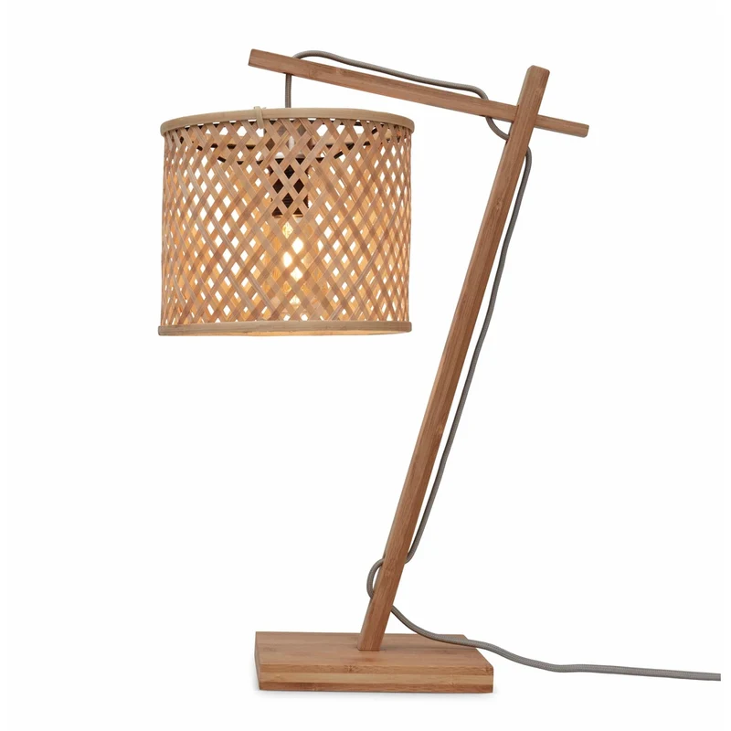 Lampe De Bureau En Bambou