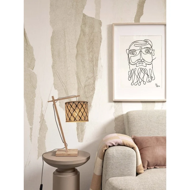 Lampe Bambou À Poser