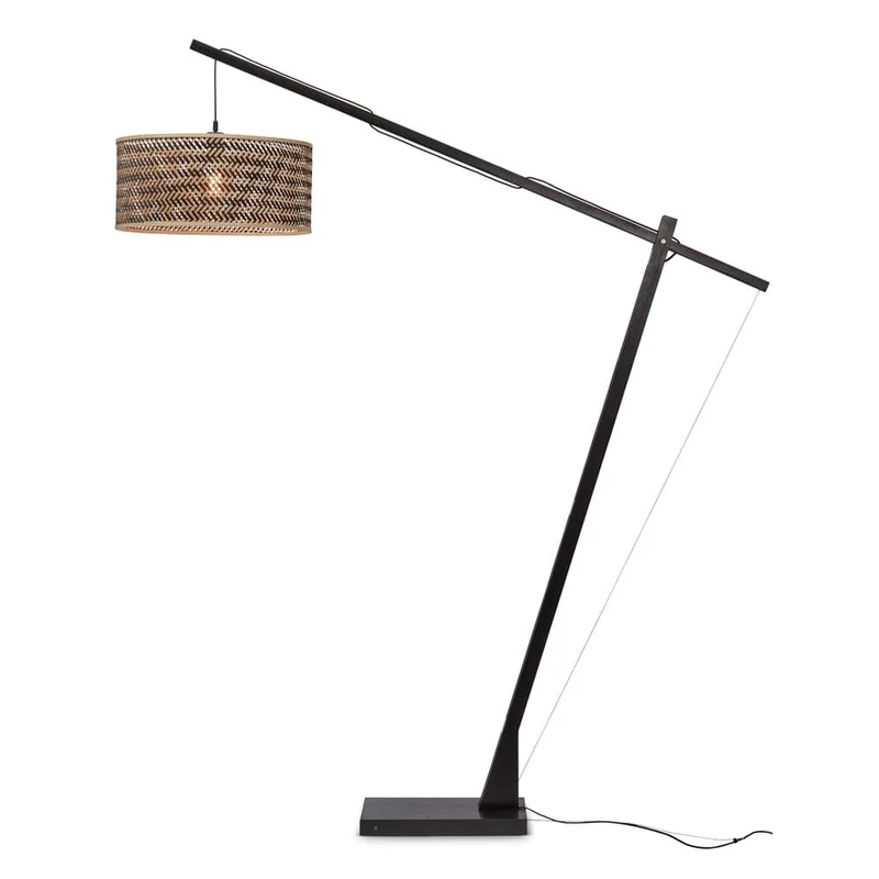 Lampadaire Salon Sur Pied Noir