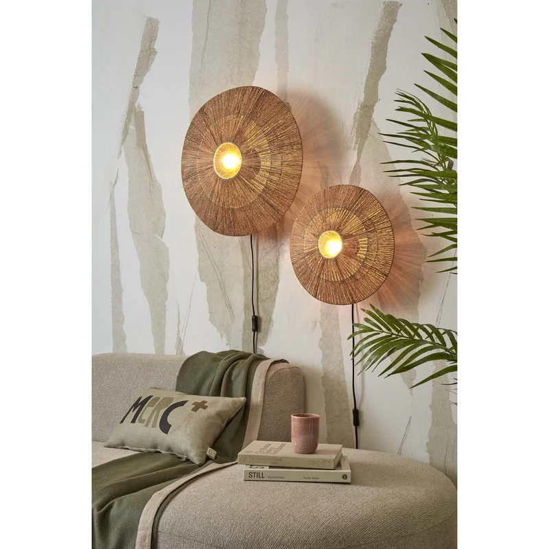 Lampe En Toile De Jute