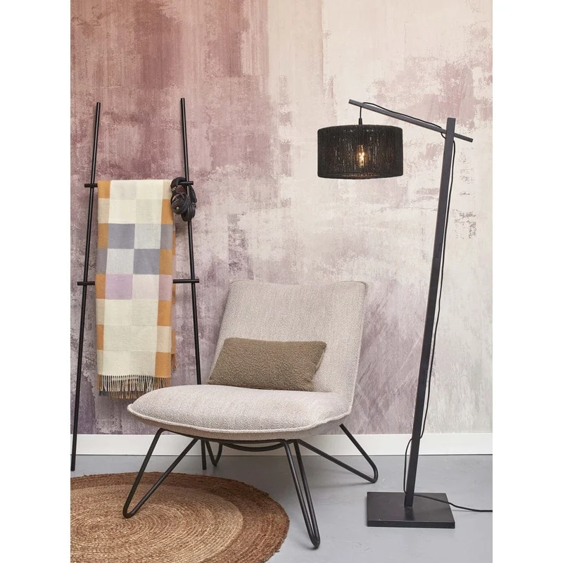 Lampadaire Noir Moderne