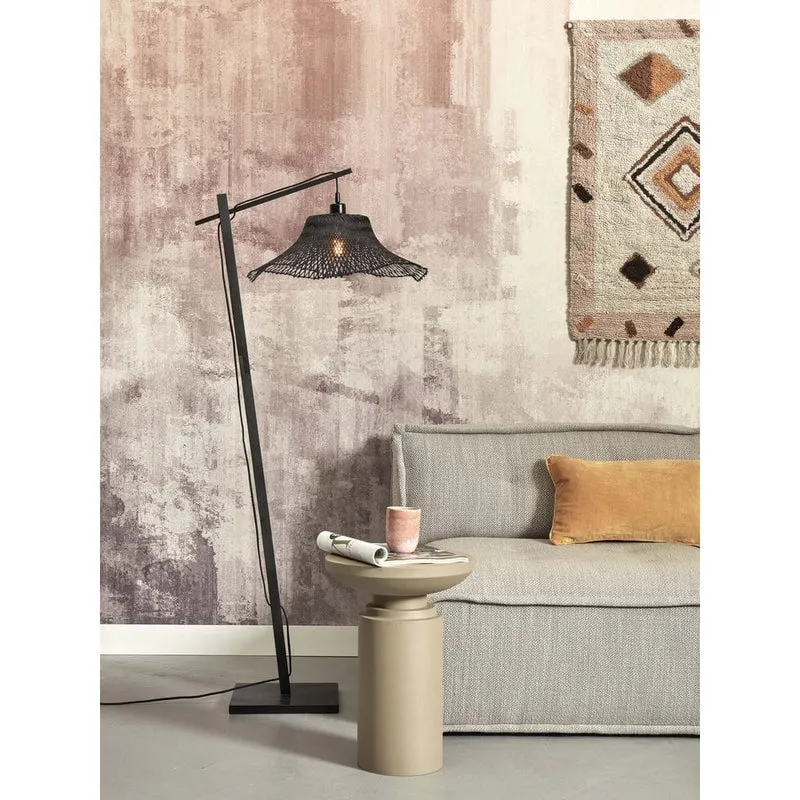 Lampe Noire Sur Pied