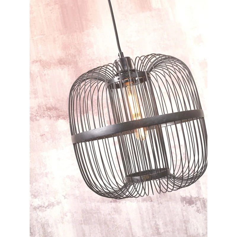 Lampe Sur Pied Noir Mat
