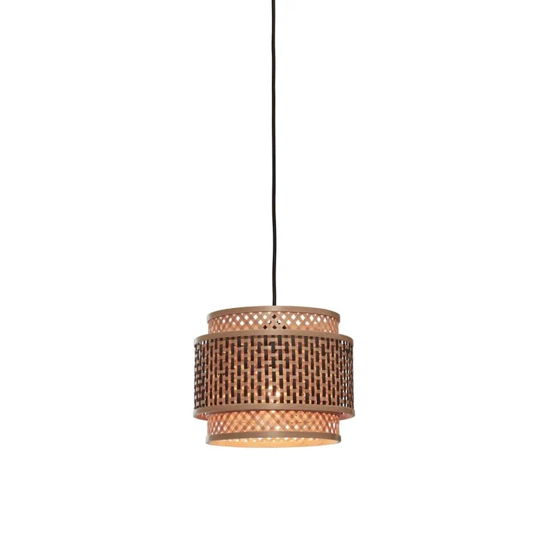 Luminaire Suspension Rotin Bambou Osier
