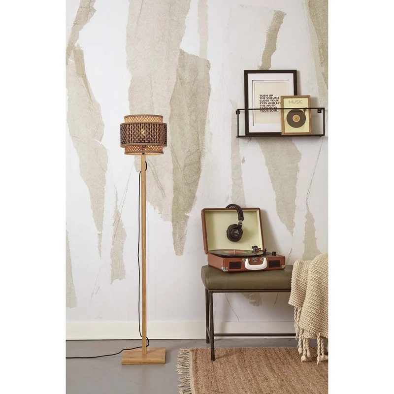 Lampe Sur Pied Bambou