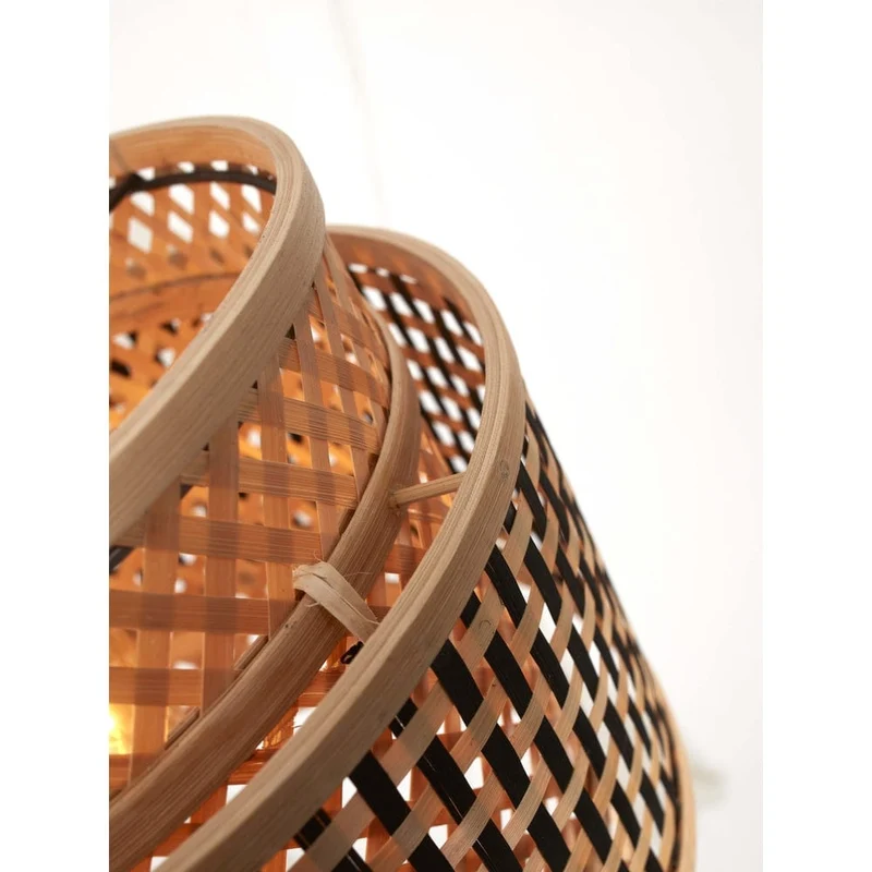 Lampe En Bambou Sur Pied