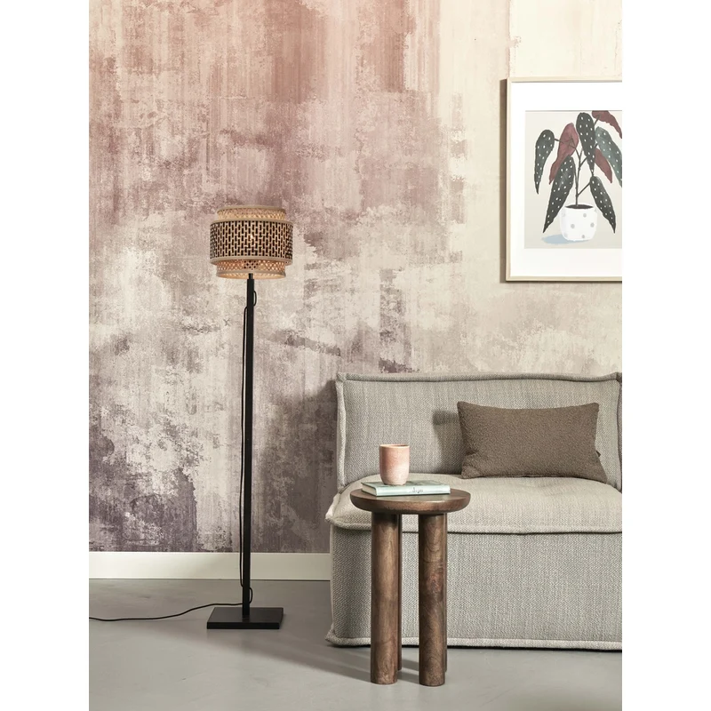Lampe En Bambou Sur Pied