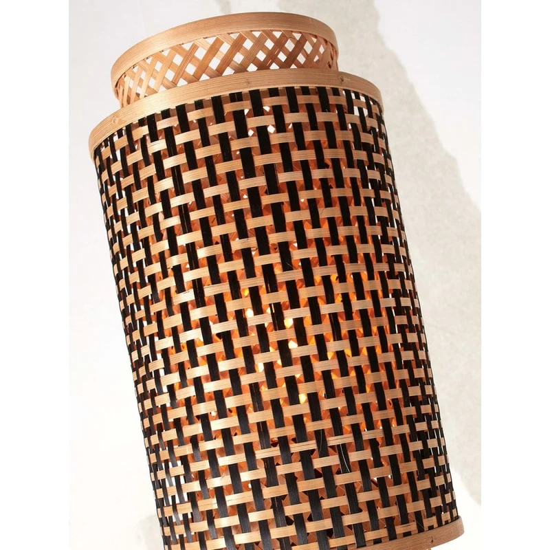 Lampe Sur Pied En Bambou
