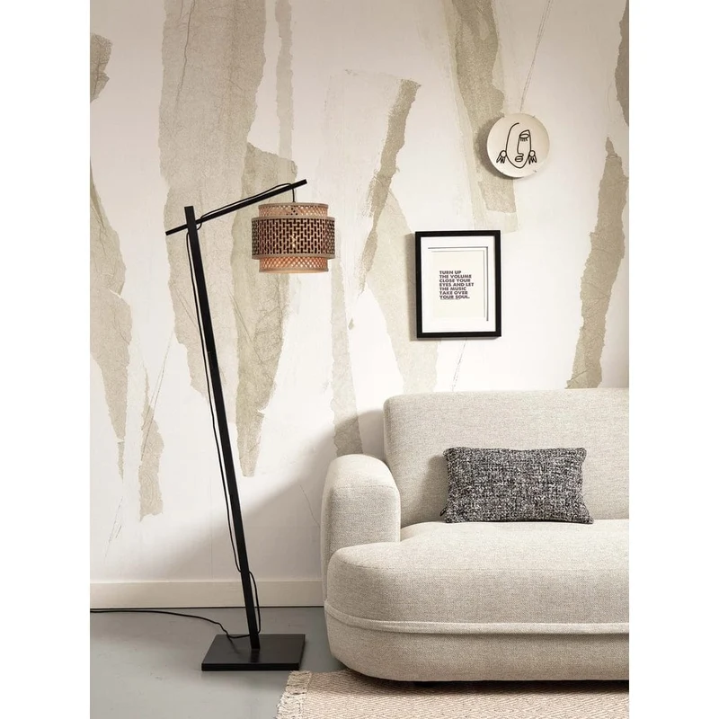 Lampe Salon Sur Pied Noir