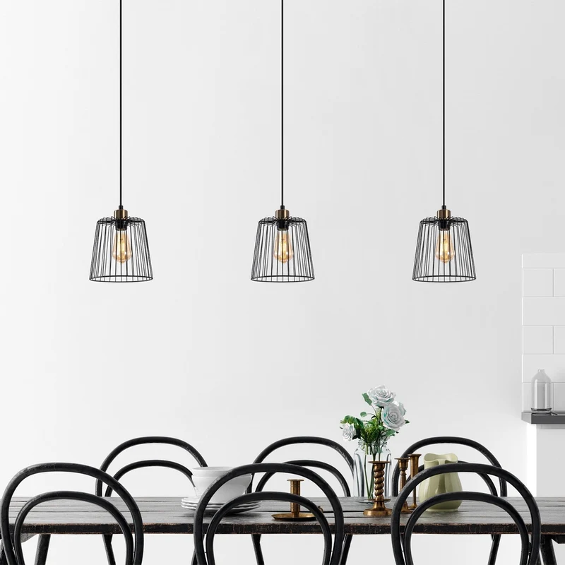 Suspension Luminaire Metal Noir