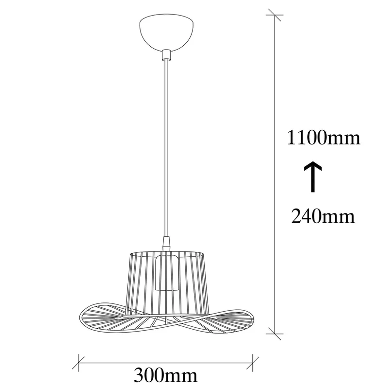 Suspension Luminaire Chapeau