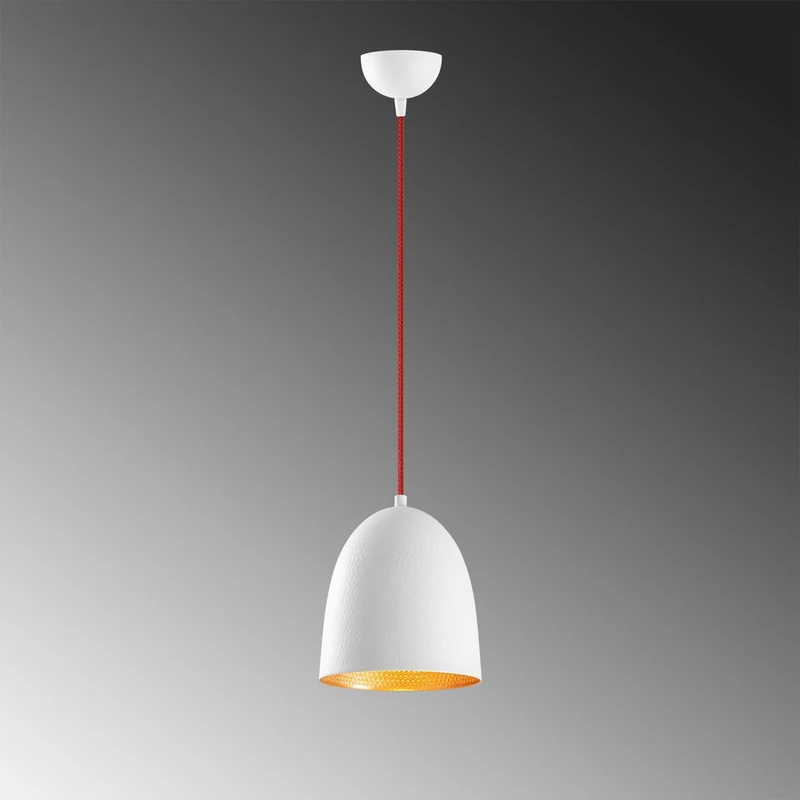 Suspension Metal Blanc