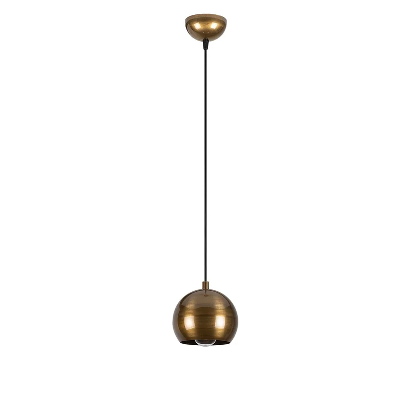 Lampe à suspension ronde couleur argent