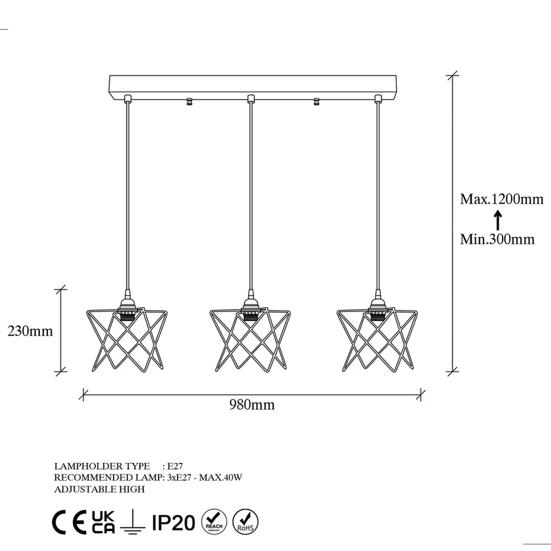 Suspension Luminaire Campagne Chic