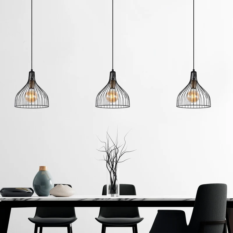 Suspension Luminaire Cuisine Noire
