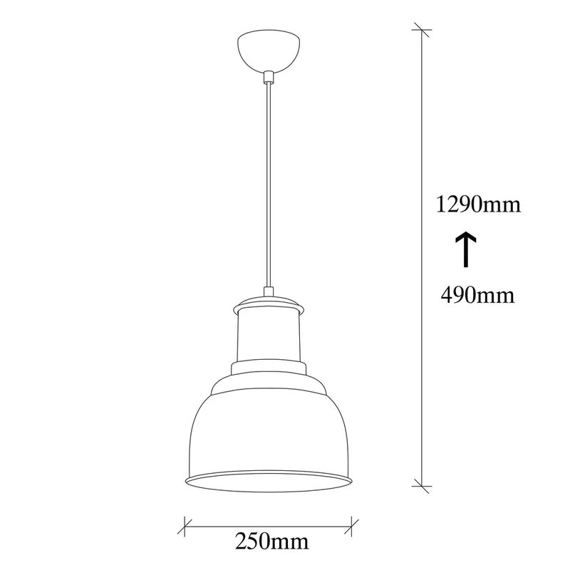 Luminaire Cuisine Noir