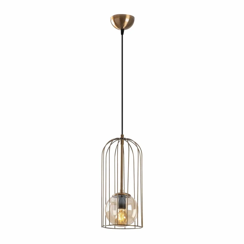 Lampe Suspension Design Or