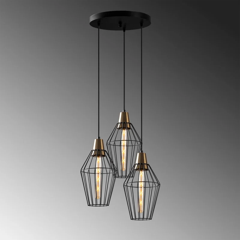 Luminaire Cuisine Noir