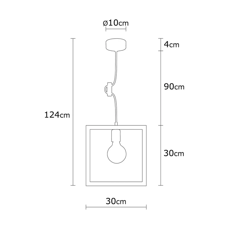 Luminaire En Bois Suspendu